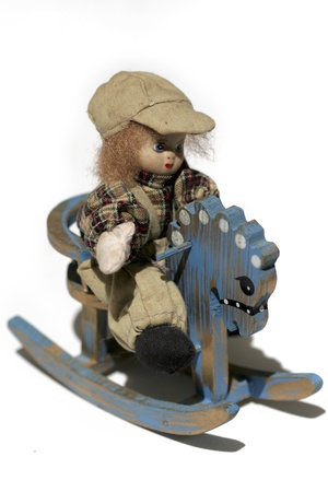 old rocking horseの写真素材