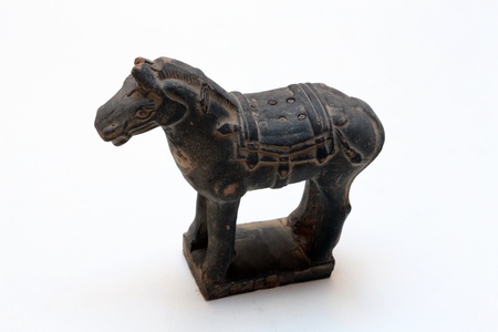 chinese horse statueの写真素材