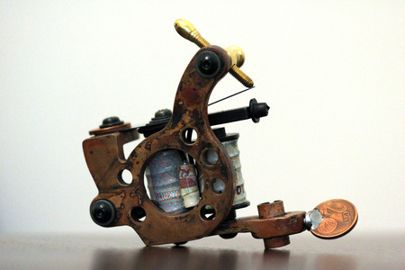 tattoo machine done by meの写真素材