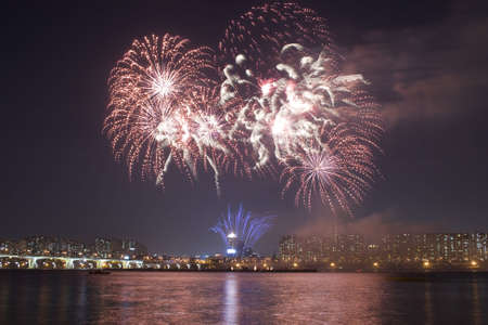 Spectacular Fireworks display の写真素材