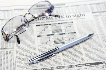 Stock Market Graphs の写真素材