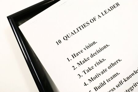 Leadership Qualities の写真素材