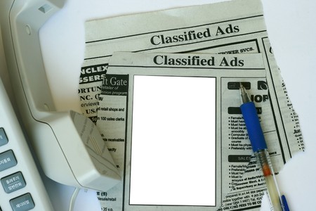 Classified ads concept の写真素材