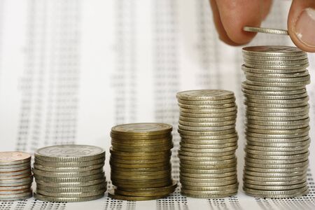 Piling of coin 