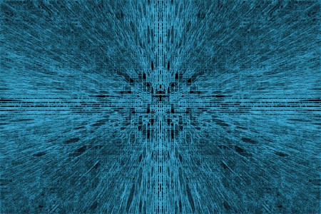 Abstract technical background made from lines and blurrsの写真素材