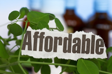 Affordable medicine abstract - herbal medicine abstract with malungay leavesの写真素材