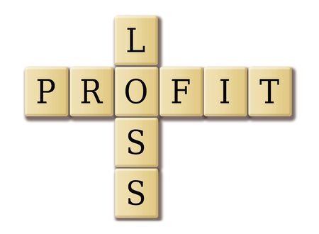 profit and loss concept の写真素材