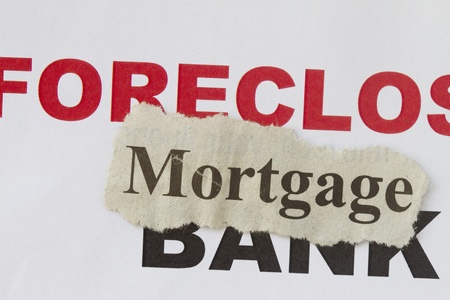 Foreclosed notice on a loan mortgage on a property 