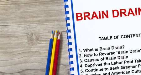 Brain Drain - Talent leaving to other countriesの写真素材