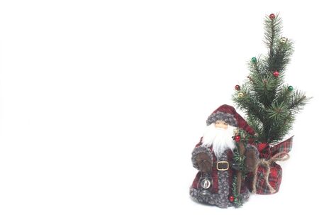 Santa With A Christmas Treeの写真素材