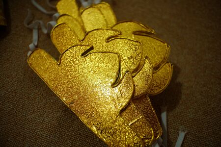 headband accesories for Indonesian traditional dancerの写真素材