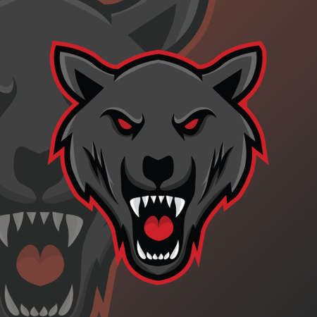 Dinosaur mascot logo premium vectorのイラスト素材