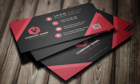 Creative business card design templateのイラスト素材