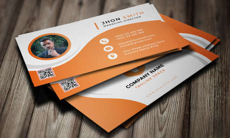 Creative Business card free EPS tamplateのイラスト素材