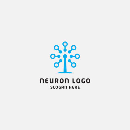 Neuron logo design templateのイラスト素材