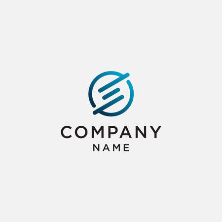 Letter S Logo Luxury design vector template Linear. Type Character Symbol Logotypeのイラスト素材