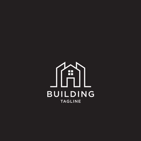 Building linear design templates.のイラスト素材