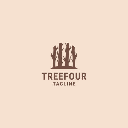 tree simple  design templateのイラスト素材