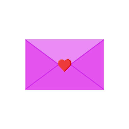Vector illustration of Envelope Loveのイラスト素材