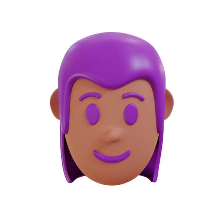 3d rendering of avatar head