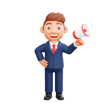 3d businessman character manager in different poses and business activities