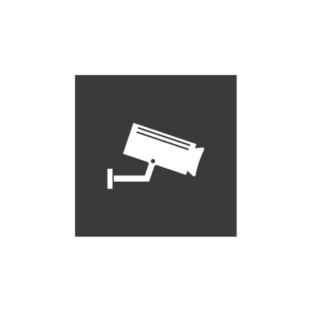 CCTV icon vector illustration design template