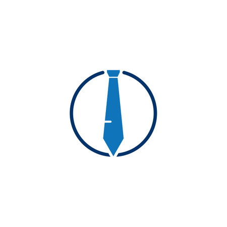 Tie icon vector illustration logo design.のイラスト素材