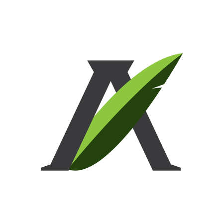 A Letter Logo Business Template Vector iconのイラスト素材