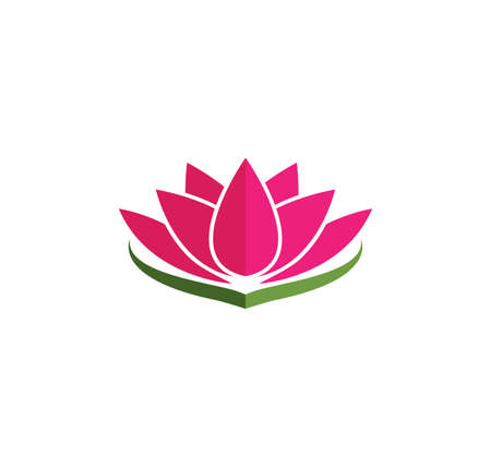 Beauty Lotus flowers logo Template Vectorのイラスト素材