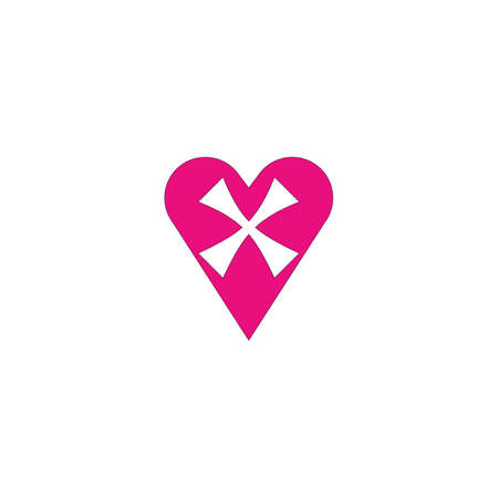 Love logo Vector illustration design Templateのイラスト素材