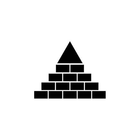 Pyramid Logo Template vector ilustrationのイラスト素材
