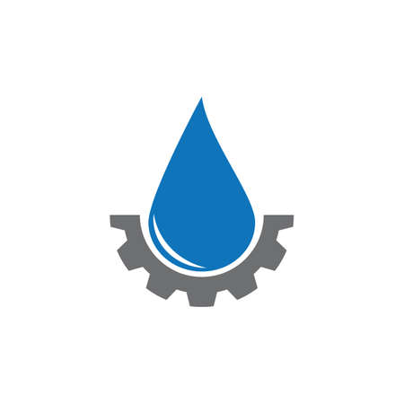 Plumbing logo vector design illustration templateのイラスト素材