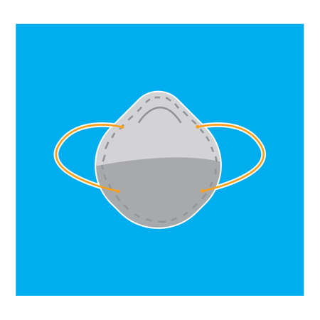 mask logo vector illustration design template.のイラスト素材