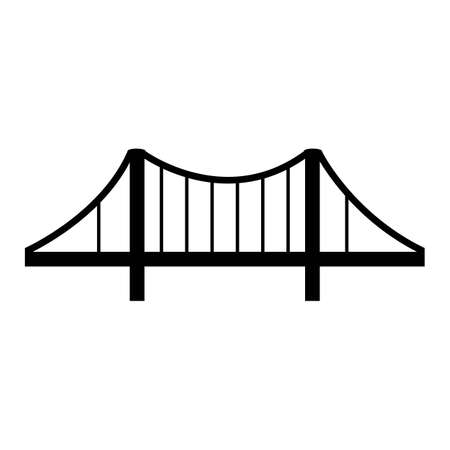 Bridge Logo Template vector icon illustration designのイラスト素材