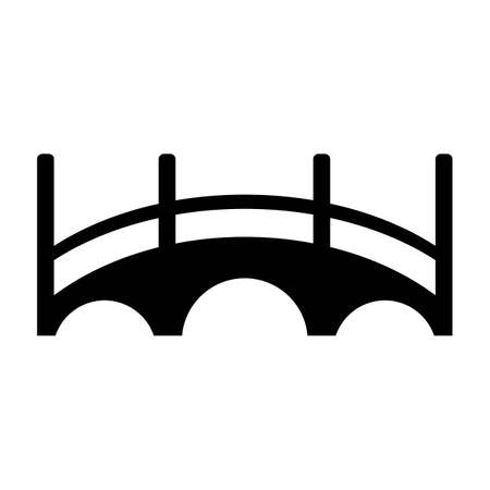 Bridge Logo Template vector icon illustration designのイラスト素材