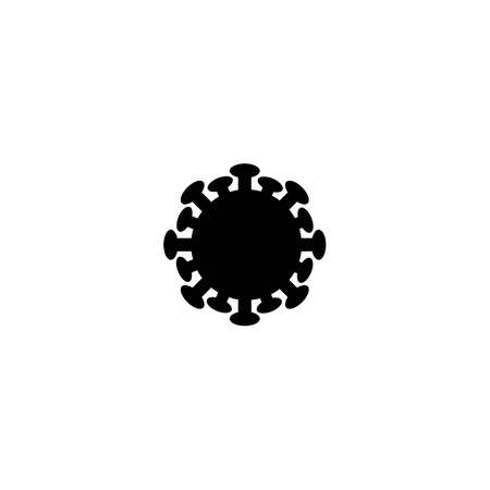Coronavirus icon design illustration templateのイラスト素材