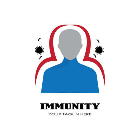 Immunization awareness month card or background. vector illustration.のイラスト素材