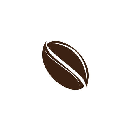 coffee beans logo vector illustration designのイラスト素材