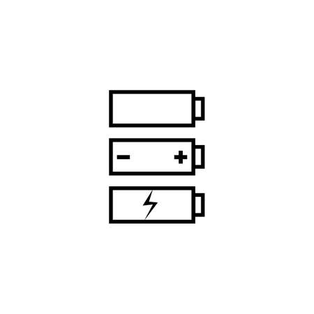 Battery icon, vector logo designのイラスト素材