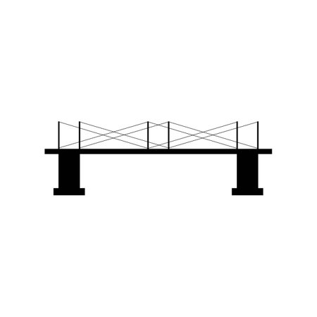 Bridge logo vector illustration template designのイラスト素材