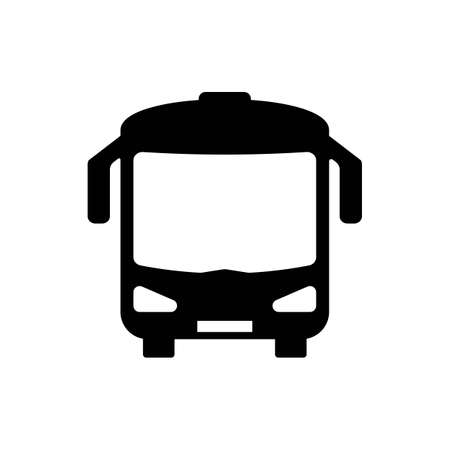 Bus Icon, Bus Vector Art Illustration template designのイラスト素材