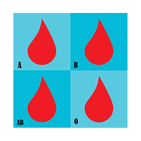 Blood logo vector illustration designのイラスト素材