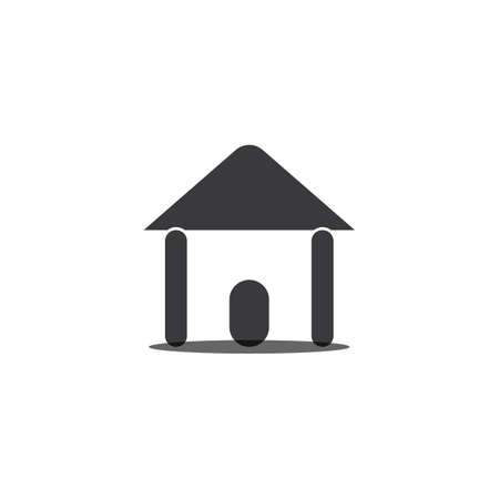 home house cottage icon vector logo designのイラスト素材