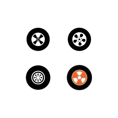 car wheel icon vector illustration design templateのイラスト素材