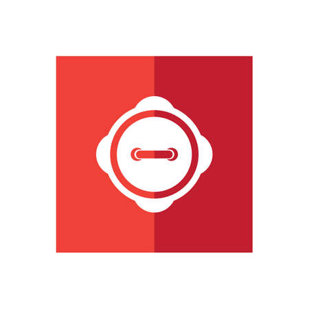 button dress icon vector illustration designのイラスト素材