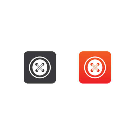 button dress icon vector illustration designのイラスト素材