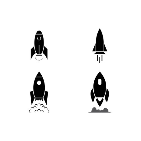 Rocket icon vector illustration design templateのイラスト素材