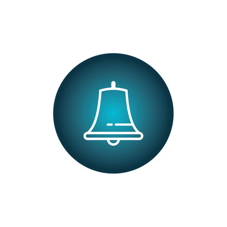 bell logo vector design illustration templateのイラスト素材