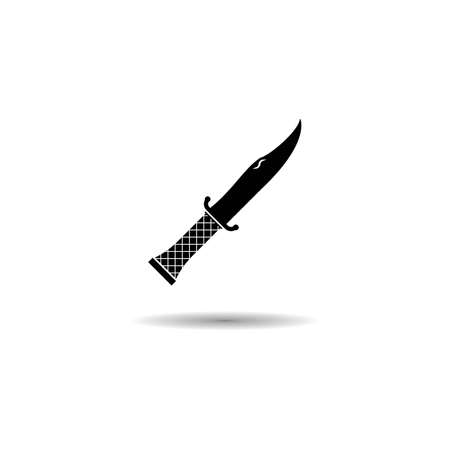 Military Knife icon vector design illustration templateのイラスト素材