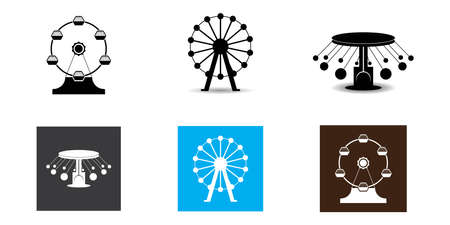 Carousel icon vector design illustration backgroundの写真素材